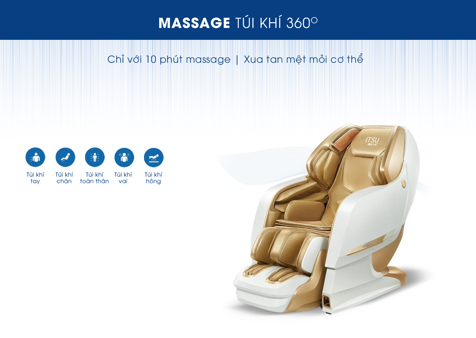 Ghế massage Itsu SU 800 - gọi ngay 091.394.4284